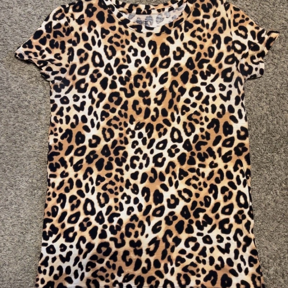 PINK Victoria's Secret Leopard Print Top